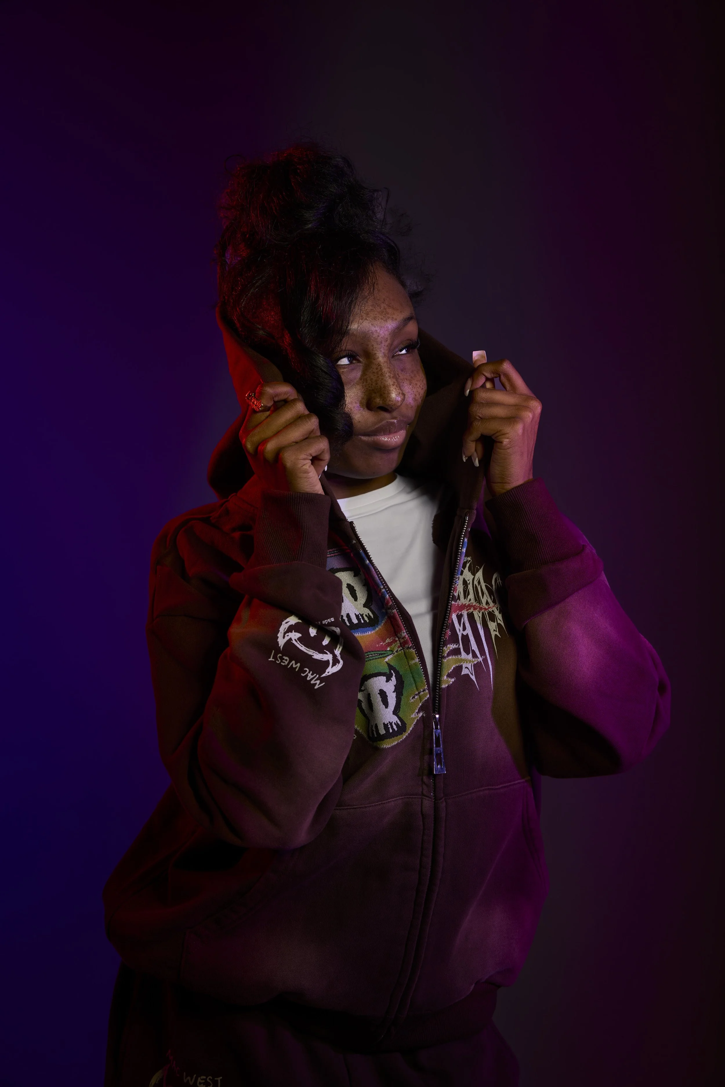 macwest szn9 Mac west nyc zip hoodie — MACWEST